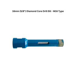 16mm (5/8") Diamond Core Drill Bit - M16 Type
