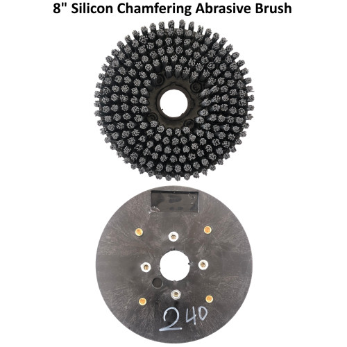 8" Silicon Chamfering Abrasive Brush